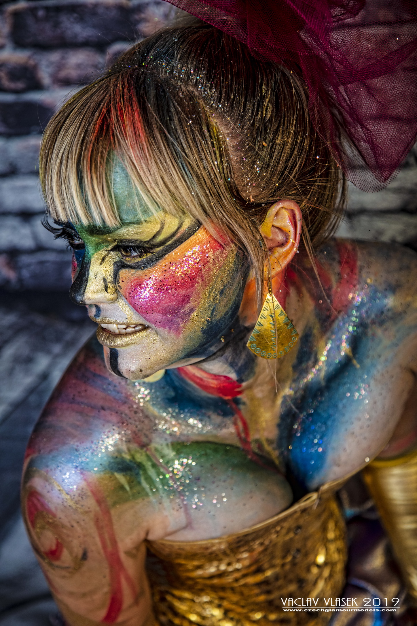 eliska with bodypaint from bravomodels